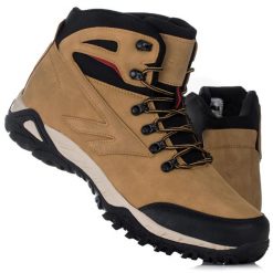 Buty męskie wysokie Hi-Tec MEDIN. Brązowe buty trekkingowe męskie Hi-tec, z materiału, bez zapięcia, trekkingowe. Za 190.00 zł.