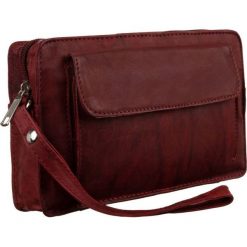 Saszetka do ręki skórzana c. brązowa 1264-BS BROWN. Brązowe saszetki męskie inny, z materiału. Za 47.99 zł.
