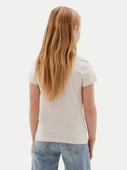 Calvin Klein Jeans T-Shirt LVCKSJA15G Różowy Regular Fit. Czerwone koszulki dziewczęce Calvin Klein Jeans, bez wzorów, z bawełny, bez ramiączek. Za 109.99 zł.