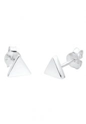 Elli Damskie kolczyki sztyfty Basic Triangle Geo ze srebra próby 925 Sterling Silver Kolczyki 1 ct. Szare kolczyki damskie Elli, srebrne, na sztyftcie. Za 139.39 zł.
