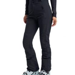 Damskie spodnie softshell Tenson. Brązowe spodnie materiałowe damskie Tenson, bez wzorów, z materiału, eleganckie. Za 1,011.99 zł.