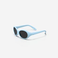 Okulary przeciwsłoneczne turystyczne dla dzieci Decathlon MH B100 kat. 4. Niebieskie okulary przeciwsłoneczne dziecięce Decathlon. Za 34.99 zł.