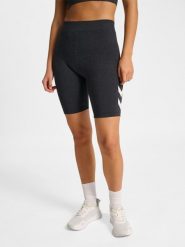 Szorty damskie Hummel Pulse Logo MW. Czarne spodenki sportowe damskie HUMMEL, s, z bawełny, do biegania. Za 124.00 zł.