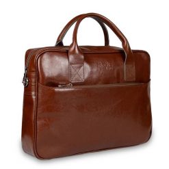 Troba skórzana Pavone Nero Siena 2362 BR brązowa. Brązowe torby na laptopa damskie Pavone Nero, bez wzorów, z materiału. Za 1,029.99 zł.