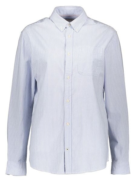 Jack & Jones Koszula "Classic" - Slim fit - w kolorze biało-błękitnym rozmiar: S. Białe koszule męskie Jack & Jones, s, bez wzorów, z bawełny, bez kołnierzyka, bez ramiączek. Za 86.99 zł.