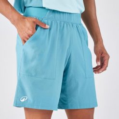 Spodenki do padla męskie Kuikma Dry oddychające. Niebieskie szorty męskie KUIKMA, z materiału, bez kołnierzyka. Za 74.99 zł.