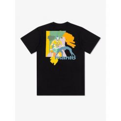 MANTO t-shirt LUCHADOR czarny. Czarne t-shirty damskie Manto, bez wzorów, bez kołnierzyka. Za 119.00 zł.