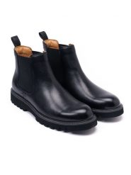 British Passport Skórzane sztyblety w kolorze czarnym rozmiar: 43. Czarne sztyblety męskie British Passport, bez zapięcia. Za 506.95 zł.