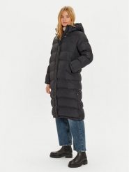 Pepe Jeans Płaszcz zimowy Bibi PL402437 Czarny Loose Fit. Czarne płaszcze damskie Pepe Jeans, na zimę, l, bez wzorów, z jeansu. Za 939.99 zł.