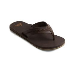 Sandały dla Mężczyzn CARVER NATURAL Brązowy. Brązowe sandały męskie Quiksilver, z gumy, bez zapięcia. Za 319.99 zł.