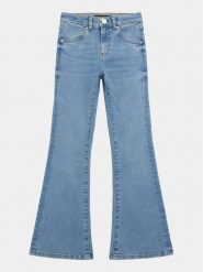 Guess Jeansy J3YA03 D52V0 Niebieski Regular Fit. Niebieskie spodnie dziewczęce Guess, z bawełny. Za 189.99 zł.