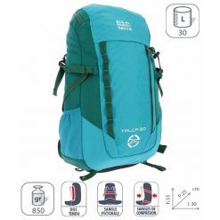 Plecak Elementerre talca 30 l. Niebieskie plecaki damskie Elementerre, bez wzorów, z materiału. Za 327.00 zł.