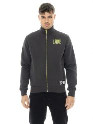 Bluza męska Leone 1947 Apparel ze stójką i zamkiem na zimę. Szare bluzy bez kaptura męskie LEONE 1947 APPAREL, m, z bawełny. Za 105.21 zł.