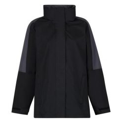 Kurtka Wodoodporna Damska 3 W 1. Czarne kurtki damskie Regatta, s, z kapturem. Za 565.99 zł.