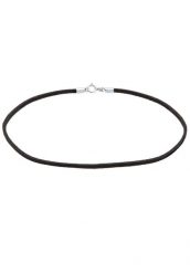 Elli Damski Choker Basic Trend z czarnego zamszu w srebrze 925 Sterling Silver 86093 Naszyjniki 1 ct. Czarne naszyjniki damskie Elli, na co dzień, srebrne. Za 283.99 zł.