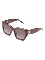 Furla Damskie okulary przeciwsłoneczne w kolorze jasnobrązowym rozmiar: 53. Brązowe okulary przeciwsłoneczne damskie Furla. Za 429.44 zł.