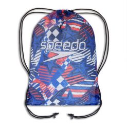 Plecak worek sportowy unisex Speedo Equip Mesh Bag. Białe plecaki damskie Speedo, bez wzorów, z meshu. Za 69.00 zł.