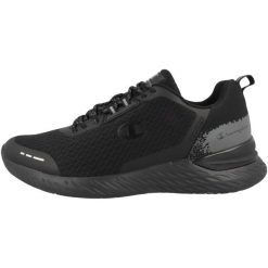 Buty do chodzenia męskie, Champion Bold XS. Czarne buty sportowe na co dzień męskie CHAMPION, z gumy, bez zapięcia, trekkingowe. Za 179.99 zł.