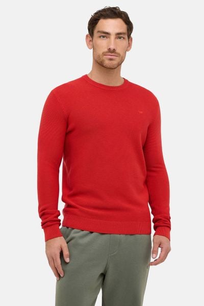 Męski sweter Mustang Style Elliot Rubicondo 1016844 7270. Swetry męskie Mustang, m, bez wzorów, bez kołnierzyka. Za 99.99 zł.