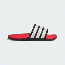 Klapki Adilette Comfort 2.0. Białe klapki damskie Adidas, bez wzorów, bez obcasa. Za 199.00 zł.