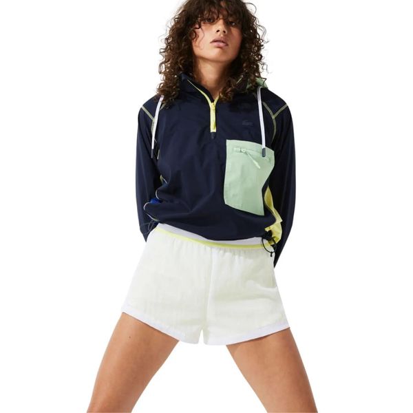 Spodenki damskie Lacoste. Białe spodenki sportowe damskie Lacoste, xs, z gumy, na fitness i siłownię. Za 237.00 zł.