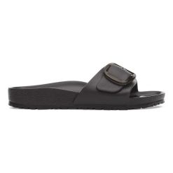 Klapki damskie BIRKENSTOCK Madrid Big Buckle EVA Black. Czarne klapki damskie Birkenstock, bez wzorów, bez obcasa. Za 224.99 zł.