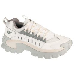 Buty sportowe Sneakersy męskie, Intruder Met. Białe buty sportowe na co dzień męskie CATerpillar, z gumy, bez zapięcia, trekkingowe. Za 549.99 zł.