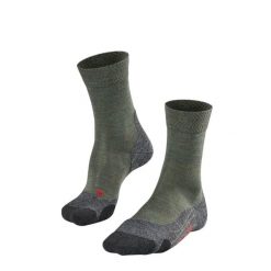 Skarpetki Falke TK2 Melange. Zielone skarpetki męskie Falke, bez wzorów, z poliamidu. Za 149.50 zł.