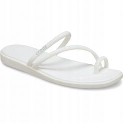 Klapki Dla Dorosłych Crocs Miami Toe Loop. Białe klapki i japonki męskie Crocs, z materiału. Za 199.99 zł.