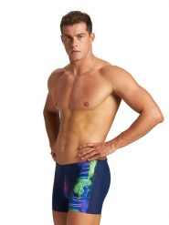 Arena Kąpielówki "Cosmic" w kolorze granatowym rozmiar: 6. Niebieskie kąpielówki męskie Arena, bez wzorów, z materiału. Za 86.99 zł.