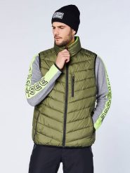 Chiemsee Kamizelka pikowana w kolorze khaki rozmiar: XXL. Brązowe kamizelki męskie Chiemsee, xxl. Za 170.87 zł.