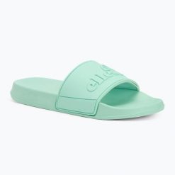 Klapki damskie Ellesse Eric. Zielone klapki damskie Ellesse, bez wzorów, z materiału, bez obcasa. Za 52.99 zł.