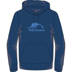 Bluza z kapturem Helly Hansen Nord Graphic. Niebieskie bluzy z kapturem męskie Helly Hansen, l. Za 379.50 zł.