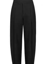 Sublevel Spodnie w kolorze czarnym rozmiar: M/L. Czarne spodnie materiałowe damskie Sublevel, bez wzorów, z materiału, z podwyższonym stanem. Za 113.99 zł.