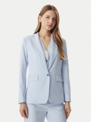 Morgan Marynarka 261-VTYA.F Niebieski jasny Regular Fit. Niebieskie marynarki i żakiety damskie Morgan, bez wzorów, z syntetyku. Za 325.99 zł.