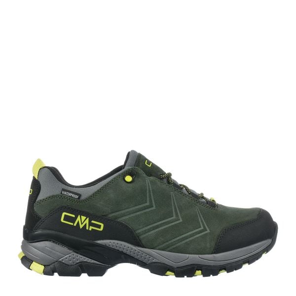 Buty trekkingowe męskie Melnick Low wodoodporne. Czarne buty trekkingowe męskie CMP, z gumy, przed kostkę, bez zapięcia, outdoorowe. Za 349.00 zł.