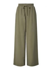 YAS Spodnie w kolorze khaki rozmiar: 38. Brązowe spodnie materiałowe damskie YAS, bez wzorów, z materiału. Za 153.34 zł.