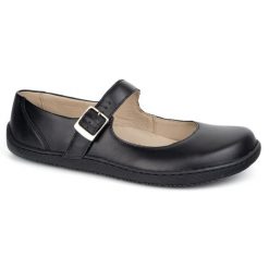 Baleriny barefoot damskie Olivier 1286 z klamerką czarne. Czarne baleriny damskie bez wzorów, ze skóry, bez obcasa, na płaskiej podeszwie. Za 468.83 zł.