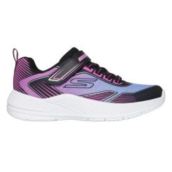 Buty SKECHERS MICROSPEC ADVANCE OASIS Fioletowy. Czarne obuwie trekkingowe damskie Skechers. Za 155.99 zł.