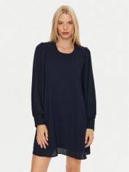 Rinascimento Sukienka koktajlowa CFC0120503003 Granatowy Regular Fit. Niebieskie sukienki damskie RINASCIMENTO, xs, bez wzorów, z syntetyku, wizytowe, bez kołnierzyka, bez ramiączek. Za 169.99 zł.