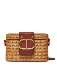 TWINSET Torebka 251TD8150 Beżowy. Brązowe torebki klasyczne damskie Twinset, bez wzorów, z tworzywa sztucznego, bez dodatków. Za 839.99 zł.