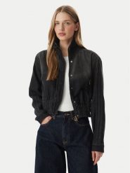 Adidas Kurtka jeansowa KD3918 Czarny Regular Fit. Czarne kurtki damskie Adidas, xs, bez wzorów, z bawełny, bez kaptura. Za 404.99 zł.