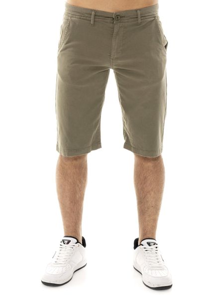 Szorty lekki z bawełna z kieszenie na co dzień. Brązowe szorty męskie LEONE 1947 APPAREL, z bawełny, bez kołnierzyka. Za 248.39 zł.