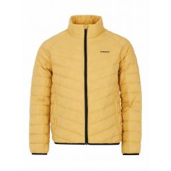 Kurtka puchowa Protest Prtshaffer. Żółte kurtki męskie Protest, na zimę, bez wzorów, z puchu, sportowe, bez kaptura. Za 425.50 zł.
