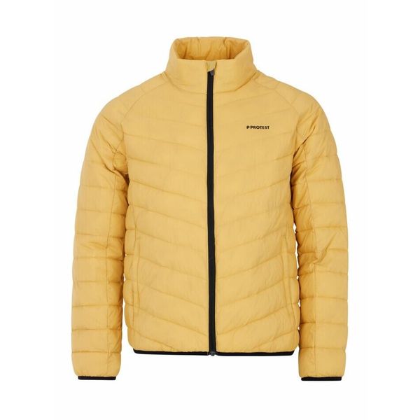 Kurtka puchowa Protest Prtshaffer. Żółte kurtki męskie Protest, na zimę, bez wzorów, z puchu, sportowe, bez kaptura. Za 425.50 zł.