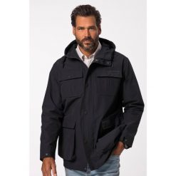 Męska Kurtka przeciwdeszczowa wodoodporna kaptur kryty zamek w rozm. do 8XL. Niebieskie kurtki męskie JAY-PI, m, bez wzorów, z bawełny, sportowe, bez kaptura. Za 681.99 zł.