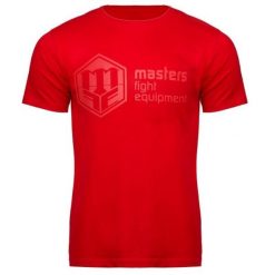 T-shirt Męski Z Bawełny. Czerwone t-shirty męskie Masters, m, bez wzorów, z bawełny, bez kołnierzyka. Za 243.99 zł.