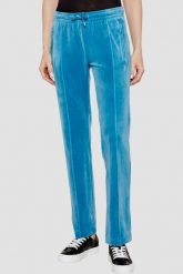 JUICY COUTURE Niebieskie damskie spodnie z cyrkoniami Tina, Rozmiar M. Niebieskie spodnie dresowe damskie Juicy Couture, m, bez wzorów, z dresówki. W wyprzedaży za 206.99 zł.