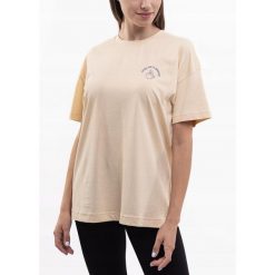Outhorn koszulka Kobieta t-shirt bluzka sportowa luźna bawełniana roz. S. Żółte bluzki sportowe damskie Outhorn, na lato, s, bez wzorów, z bawełny, bez ramiączek. Za 41.00 zł.