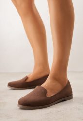Brązowe Balerinki Typu Mokasyny Ravinda. Brązowe baleriny damskie Renee. Za 59.99 zł.